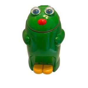 FUNNY FRED THE TALKING GARBAGE CAN COOKIE JAR BY KIDZ DELIGHT RARE